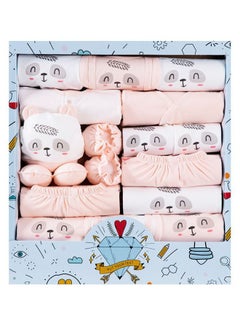 Buy 18 PCS Newborn Baby Gift Box Babies Clothes Set Infant Clothing Rompers Coat Socks Hat 100% Cotton for Boys & Girls in Saudi Arabia