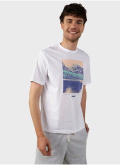 Buy Graphic Crew Neck T-Shirt in Saudi Arabia