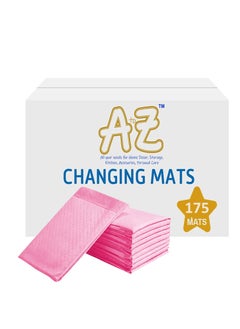 Buy A To Z - Disposable Changing mats (45x60cm) Large, Pack Of 175 - Pink in UAE