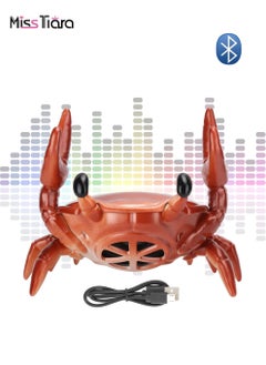 اشتري 2 in 1 Creative Bluetooth Speaker and Mobile Phone Stand, Crab Shape Bracket 360 Degree Surround Speaker Creative Desktop Decoration في الامارات