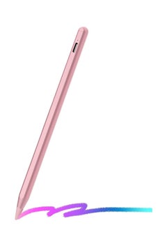 اشتري Rechargeable Stylus Pencil Compatible for iPad, High Sensitivity Stylus Pens with 1.5mm Pen Tip Compatible with Apple/iPhone/iPad/Android/Tablet and Capacitive Touch Screens في الامارات