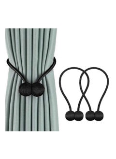 Buy 1 Pair Curtains Hold backs Tiebacks Magnetic Rope Drape Tie Backs Holders in UAE