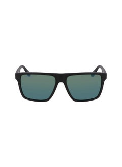 Buy FULL RIM BIO INJ-G820 MODIFIED RECTANGLE LACOSTE SUNS L6027S  5715 (002) MATTE BLACK in UAE