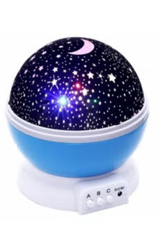 Buy Led Moon Star Projection Night Lamp Multicolour in Egypt