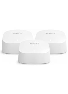 Buy Eero 6 dualband mesh Wi-Fi 6 router with built-in Zigbee smart home hub 3-pack in UAE