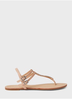 Buy Embellished Strap Sandals in Saudi Arabia