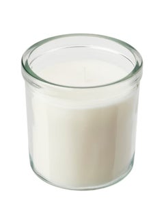 Buy Scented candle in glass, Scandinavian Woods/white, 40 hr in Saudi Arabia