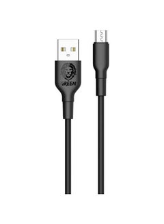 Buy Green PVC Micro USB Cable 3m 2A - Black in UAE
