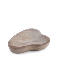 Buy Woodrow Decorative Bowl 23X18X4cm - Grey in UAE