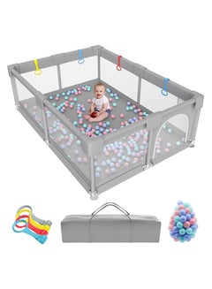 Buy Children's play game fence indoor baby toddler safety fence baby crawling playground baby playpen in UAE