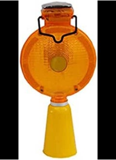 اشتري ABBASALI Roadway Safety Solar Warning Flashing Traffic Cone LED Light في الامارات