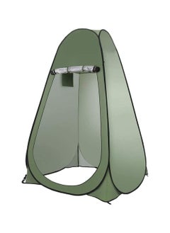 اشتري Full Privacy Portable Cloth Changing Tent (190cm) - Green with Silver Coat Inside, Multi-Purpose for Shower, Camp Toilet, Outdoor Use في الامارات