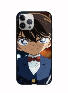 Buy Protective Case Cover For Apple iPhone 12 Pro Max Detective Conan Character Design Multicolour in UAE