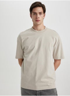 Buy Oversize Fit Crew Neck T-Shirt in UAE