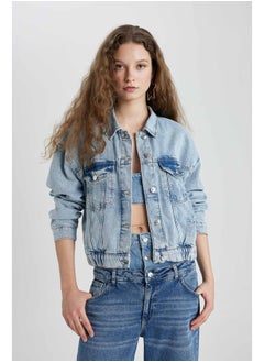 Buy Woman Bomber Denim Jacket in Egypt