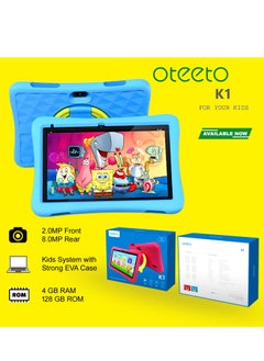 Buy K1 Kids Tablet 7-inch Wi-Fi, 4GB RAM + 128GB ROM in UAE