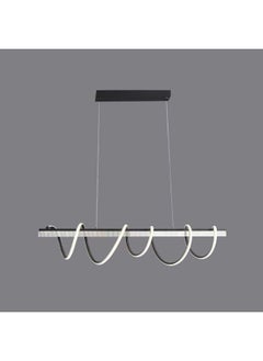 Buy Danube Home Renzo Pendant Alu+Silicon L90 Xw90 Xh30 Led Black Bh1037 | Contemporary Pendant Lamps | Hanging Lanterns | Modern Design Indoor Lighting For Bedroom Dining Living Room in UAE