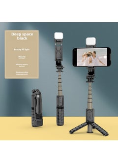 اشتري Q Series Tripod Selfie Stick Q07 with Light Q08 Stabilizer Q10s selfie stick fill light في السعودية