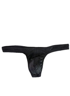 Buy Men's Comfortable Solid Color Briefs Black in Saudi Arabia