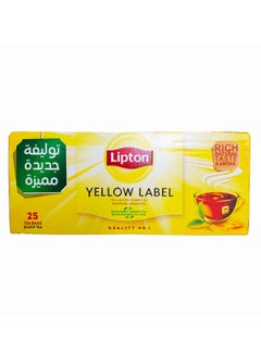 Buy Lipton Yellow Label Black tea - 25 tea bags in UAE