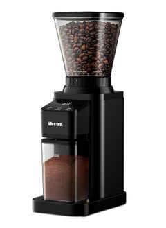 Buy Conical Burr Coffee Grinder Electric with Electronic Precision Timer, Coffee Bean Grinder with Adjustable 48 Precise Grind Settings for Home Use, Touch Screen, Anti-static, in Saudi Arabia