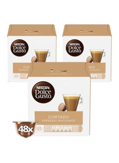 Buy Dolce Gusto Espresso Machiato Coffee 16 Capsules Espresso in UAE