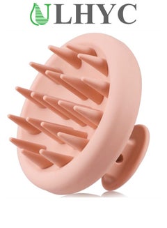 Buy Silicone Scalp Massager Shampoo Brush, Shower Scalp Scrubber with Soft Bristles, Scalp Brush for Hair Growth & Dandruff Treatment, Wet Dry Hair Massager for All Hair Types of Women (Pink) in Saudi Arabia