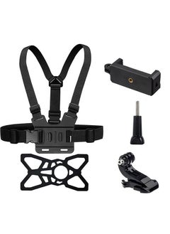 Buy 5 in 1 Set Gopro Sports Camera Hero 11/10/9/8/7/6/5/4/3 Accessories, Double Shoulder Chest Strap in Saudi Arabia