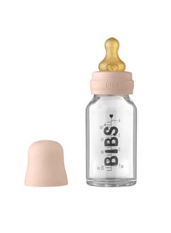 اشتري Baby Glass Feeding Bottle For 0M+, 110 ml - Blush في الامارات