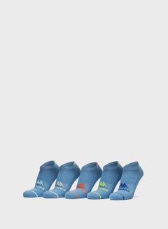 Buy 5 Pack Logo Ankle Socks in Saudi Arabia