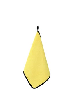 Buy Cleaning Cloths, 5 Pack Cleaning Cloths, Two Colour Cleaning Cloths, Car Cleaning Cloths, 25cmX25cm (Blue/Yellow) in UAE