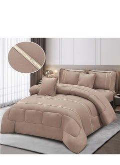 Buy Summer Bed Mattress For One and a Half People 4 Pieces With Microfiber Filling 170 x 220 Cm in Saudi Arabia