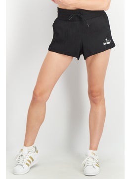 Buy Women Sportswear Fit Running Short, Black in Saudi Arabia