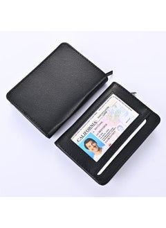 Buy Pu Wallet Men's Wallet Zipper Multi-card Bank Card Holder Card Holder Customization in Saudi Arabia