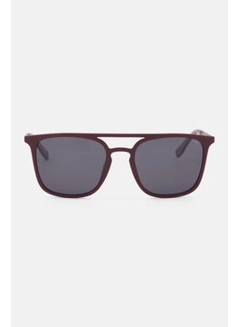 Buy Men SF933054B03P Rectangle Sunglasses, Dark Brown in UAE