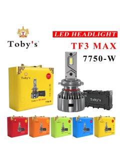 Buy Toby's TF3 MAX H11 LED Headlight Bulbs, Color Temperature 6500K Lumes 15000LM Diamond White Headlamp Conversion Kit, Plug and Play, IP65 Waterproof, 2 Pack in UAE