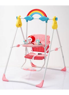 Buy Portable Baby Rainbow Swing - Pink in UAE