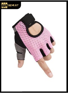 Buy Sports Outdoor Bicycle Half Finger Gloves Breathable Gloves For Both Men And Women S in Saudi Arabia