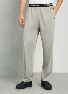 Buy Super Soft Relaxed Fit Training Track Pants with Contrast Elastic Waistband in Saudi Arabia