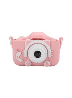 Buy HD Million Pixel Intelligent Kids with Shockproof Cover Digital Camera, 12MP, 2.0in IPS Screen, Mini Eye-Friendly for Children, Cute Pink in UAE
