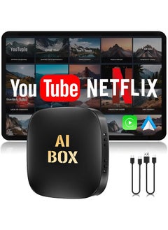 Buy Android 13 CarPlay Smart Ai Box Android Wireless CarPlay Android Auto Adapter For Netflix For YouTube car intelligent systems in Saudi Arabia