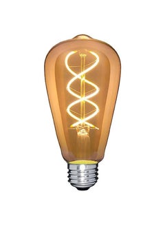 Buy LED edison bulb ST64 yellow 4W in Saudi Arabia