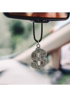 Buy Car Pendant Car Hanging Fancy Diamond Dollor Logo Fancy Pendant in Saudi Arabia