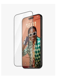 اشتري iPhone 15 Pro Screen Protector High Quality Tempered Glass Screen Protector for iPhone 15 Pro 61 BlackClear في الامارات