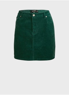 Buy Button Detail Skirt in Saudi Arabia