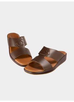 Buy 008-3040 Barjeel Uno Mens Arabic Sandals BGT 05 Dark Brown in UAE