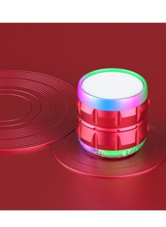 Buy M MIAOYAN new trend metal colorful wireless bluetooth audio portable speaker red in Saudi Arabia