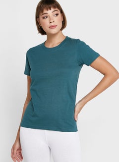 Buy Essential Round Neck T-Shirt in UAE