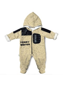 اشتري Baby Boys Footed Jumpsuit with Hoodie في مصر