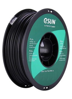 Buy Esun Pla+ 2.85mm Black 3D Printer Filament Crack Resistant Smooth Finish 1kg Spool in UAE